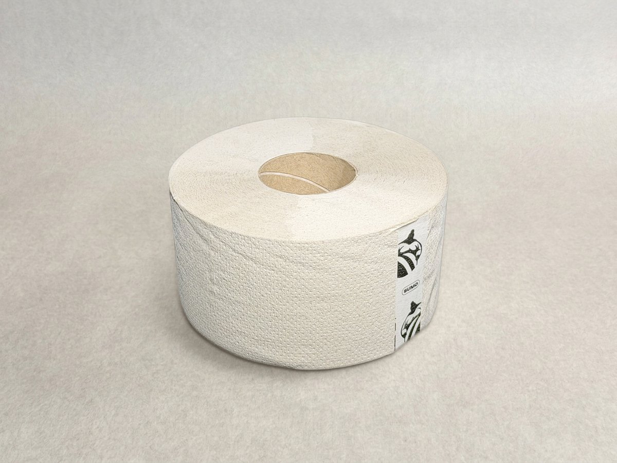 Папір туалетний макулатурний (джамбо) SUMO, 120 м